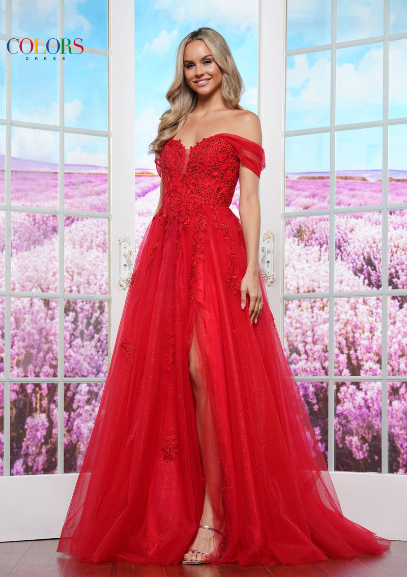 Colors Dress 3474_RED_8816