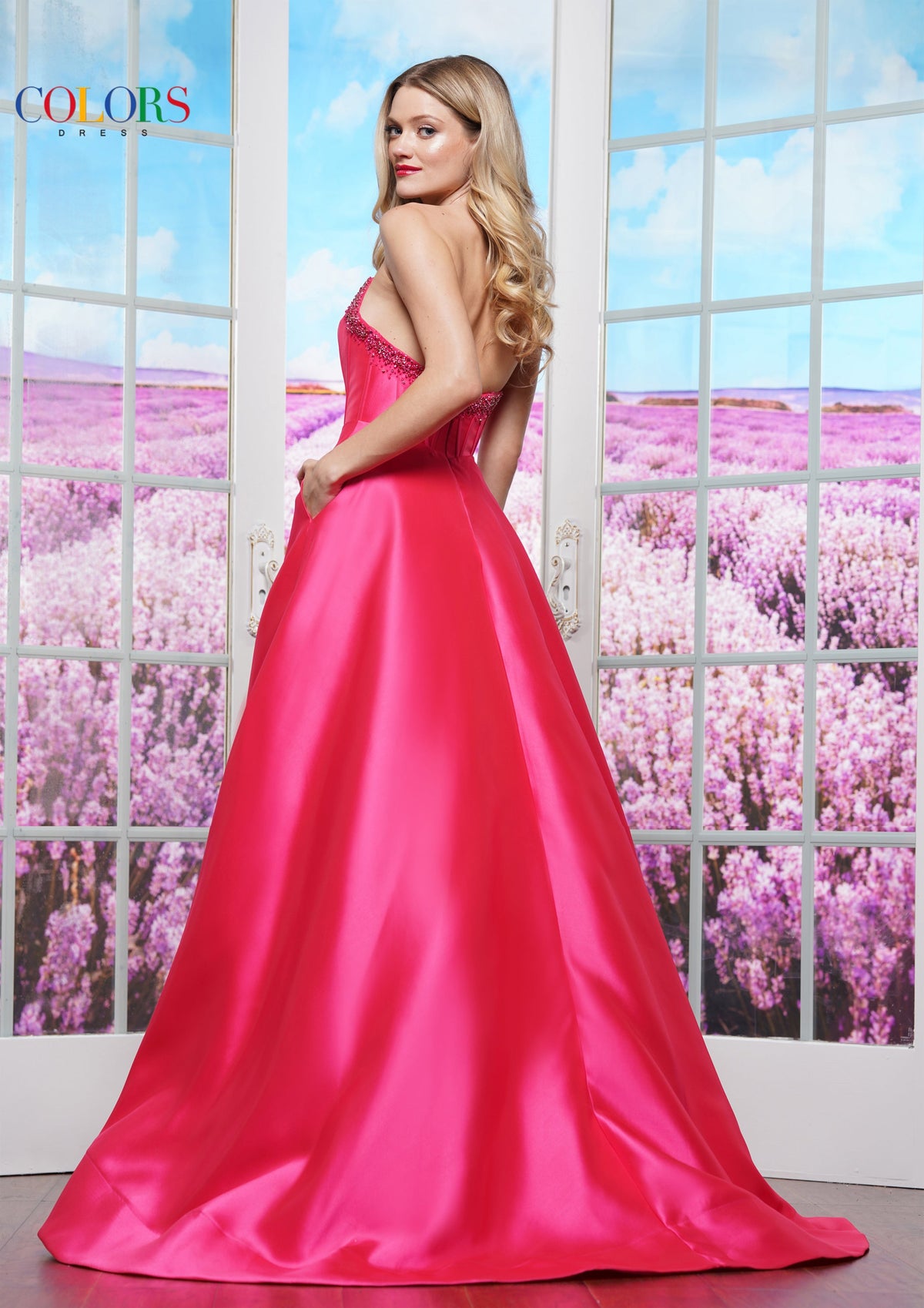 Colors Dress 3478_HOT_PINK_1277