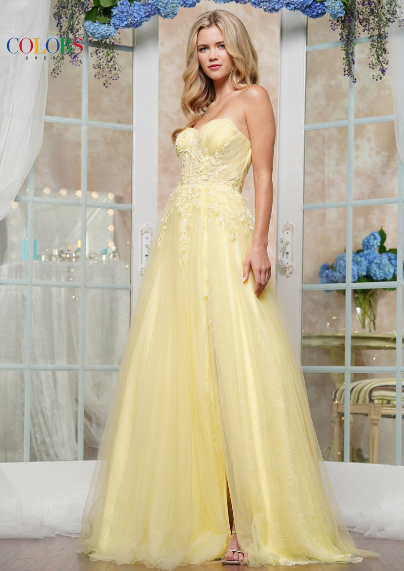 Colors Dress 3484_YELLOW_8259