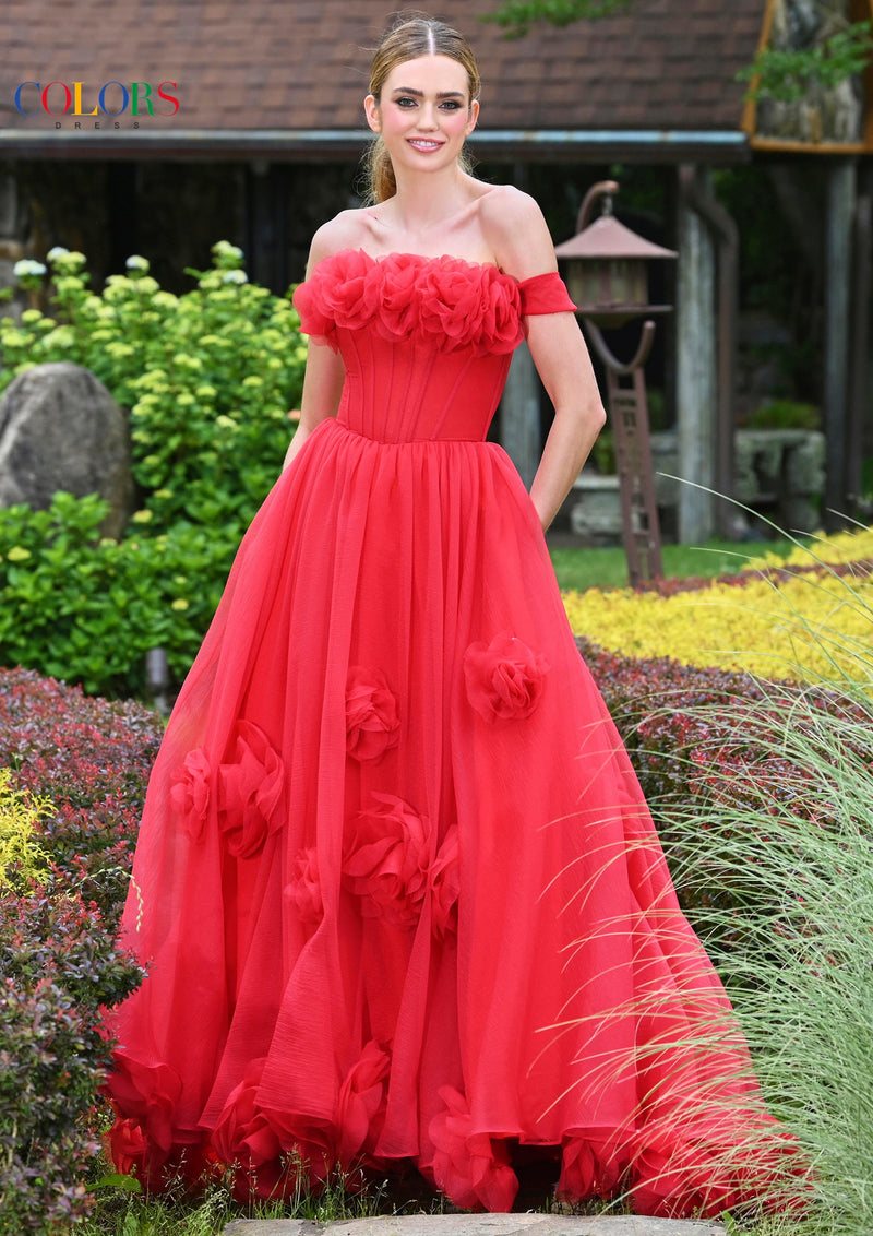 Colors Dress 3489_RED_152140