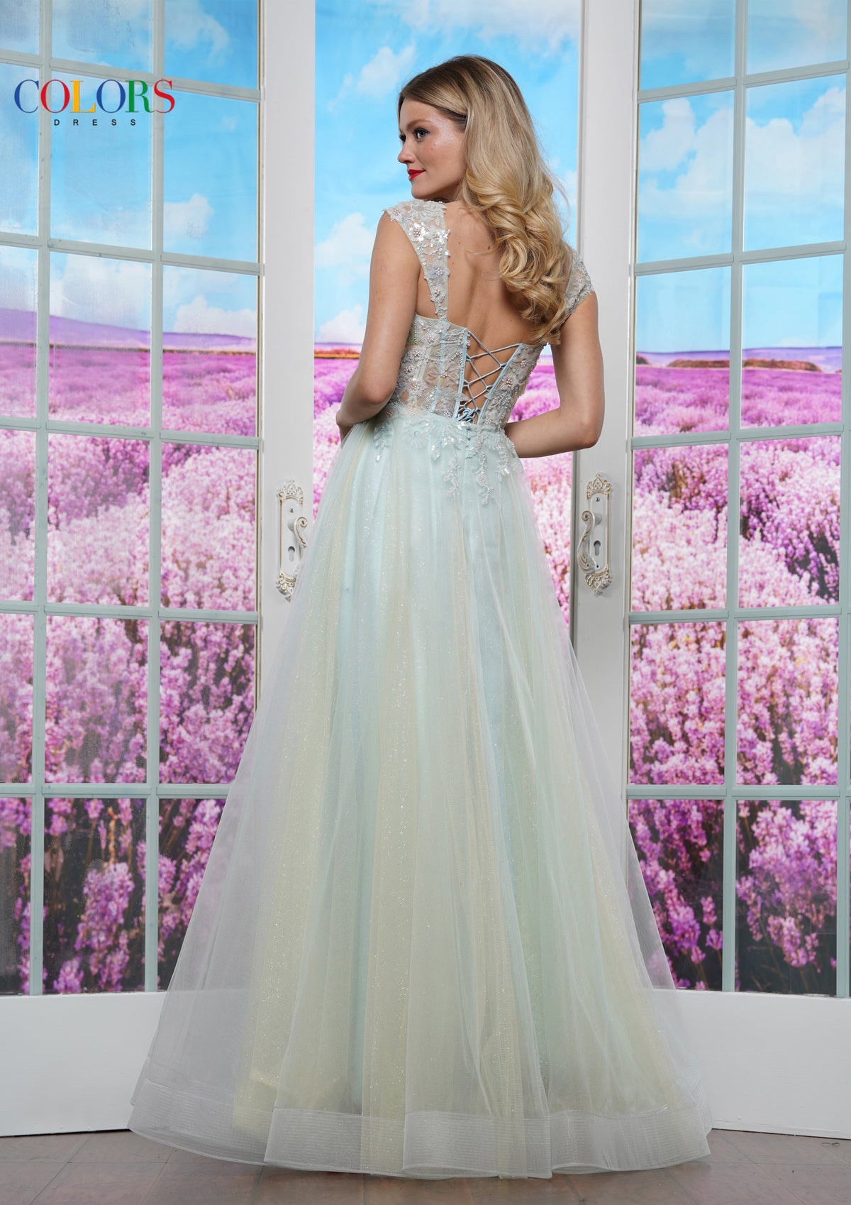 Colors Dress 3498_MINT_YELLOW_9189