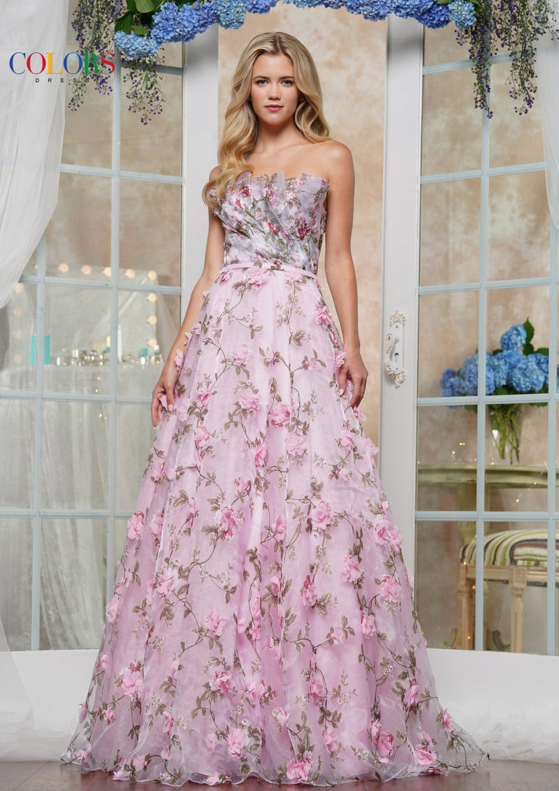 Colors Dress 3502_PINK_4109