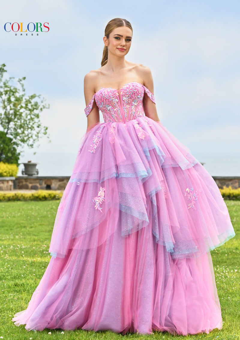 Colors Dress 3534_HOT_PINK_150537