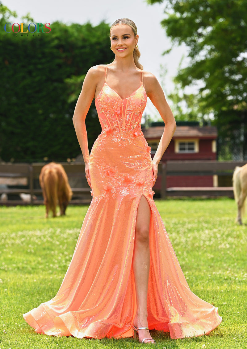 Colors Dress 3540_ORANGE_150485