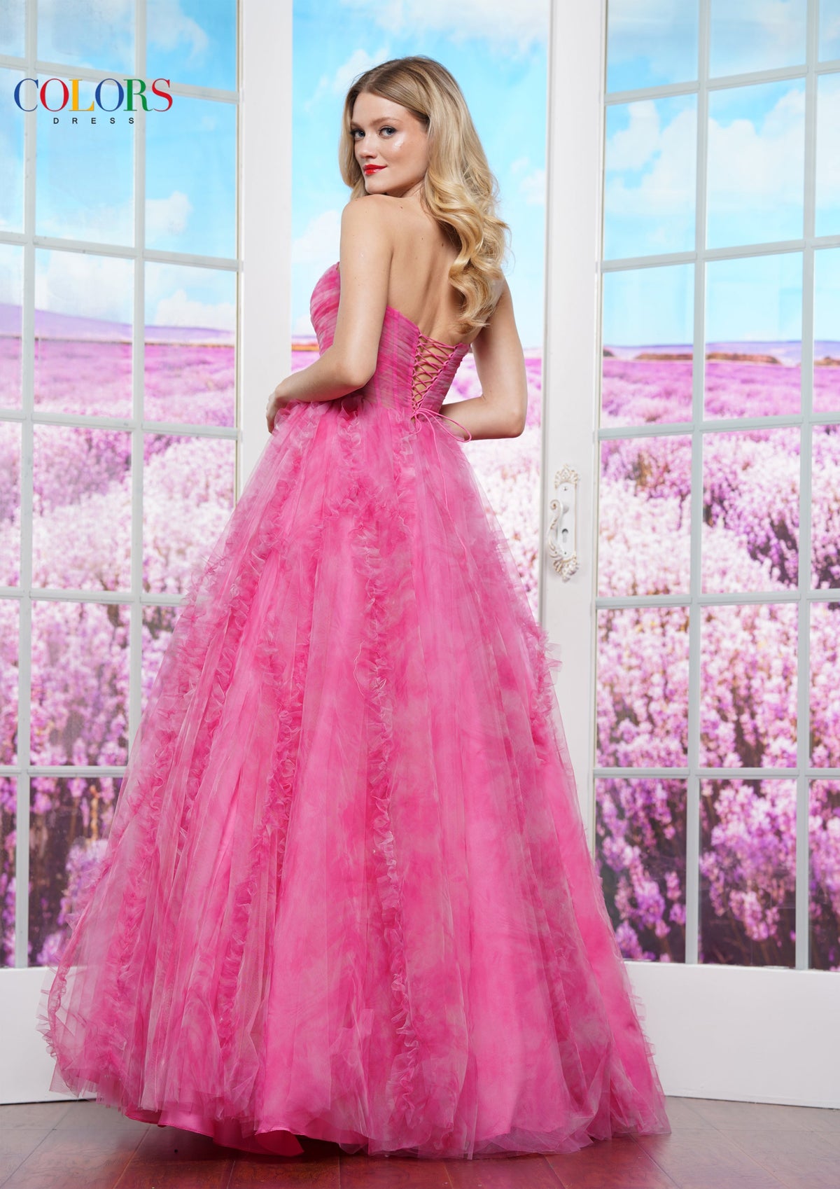 Colors Dress 3546_WATER_MELON_3911