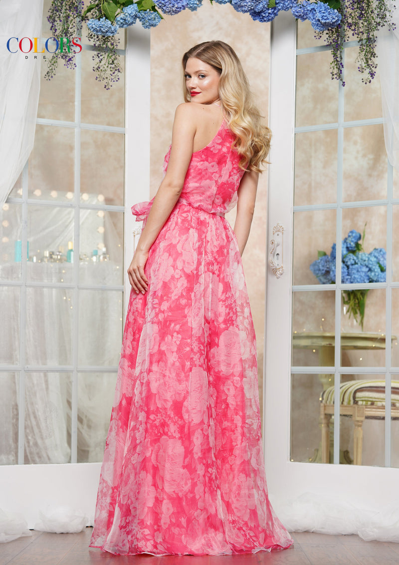 Colors Dress 3573_WATERMELON_8107