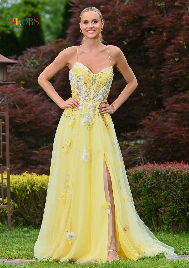 Colors Dress 3582_YELLOW_152281