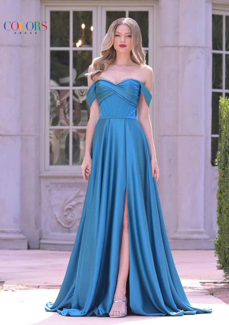 Colors Dress 3606_TEAL_176212