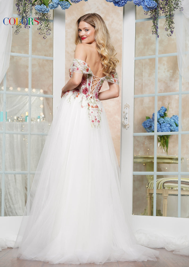 Colors Dress 3609_WHITE_6022