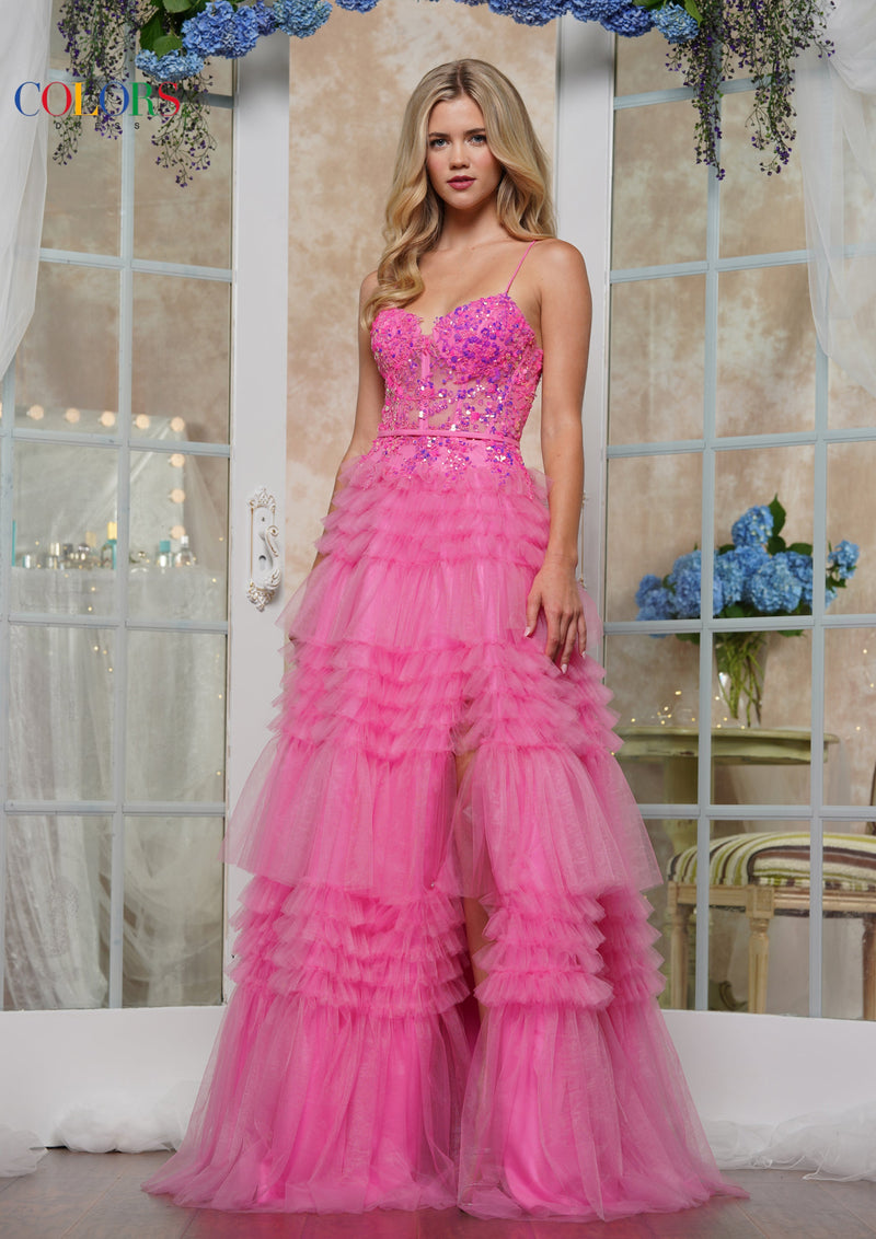 Colors Dress 3619_HOT_PINK_6281