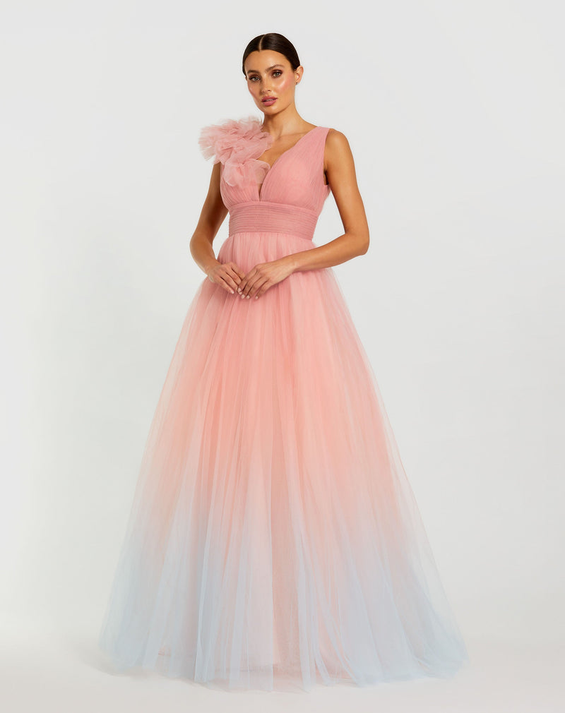 Mac Duggal 37001-PinkMulti-AB
