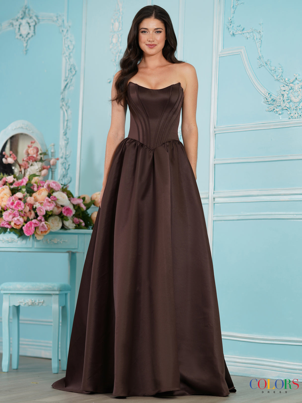 Colors Dress 3997 BROWN9934
