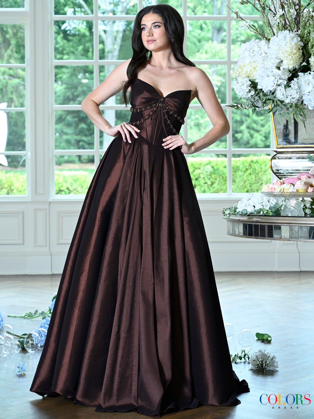 Colors Dress 3998 BROWN_295187