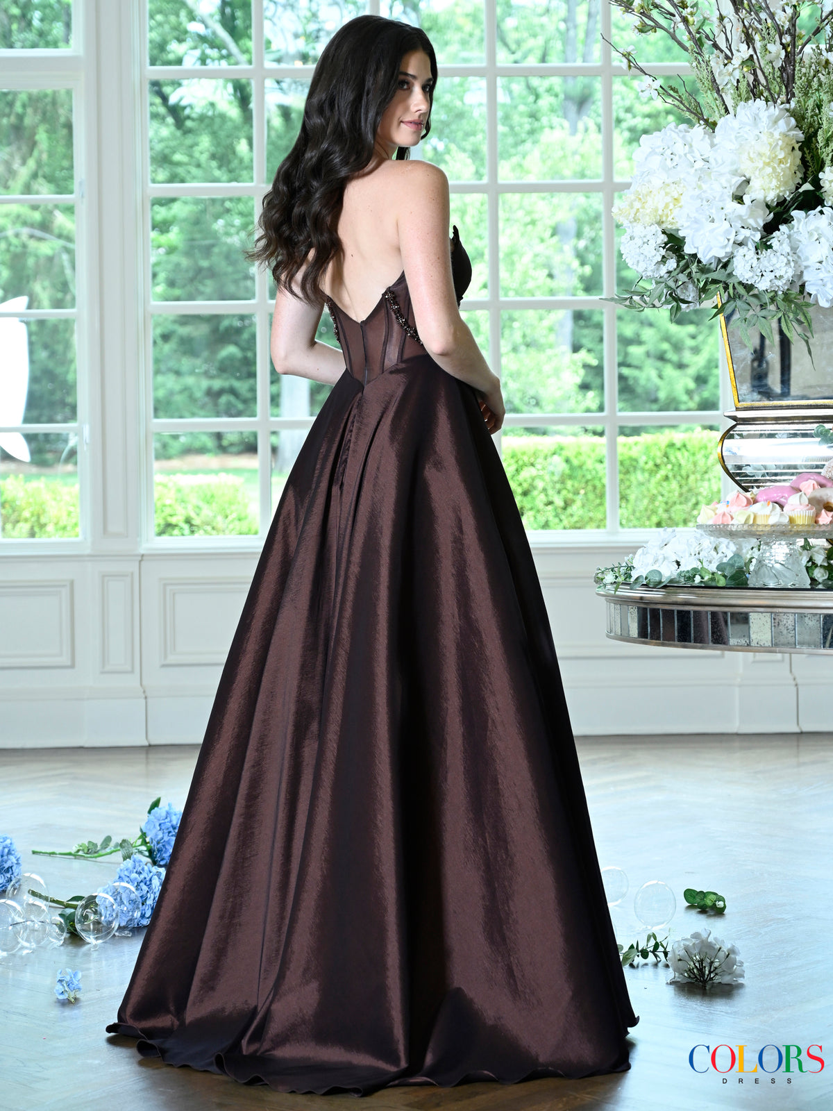 Colors Dress 3998 BROWN_295210