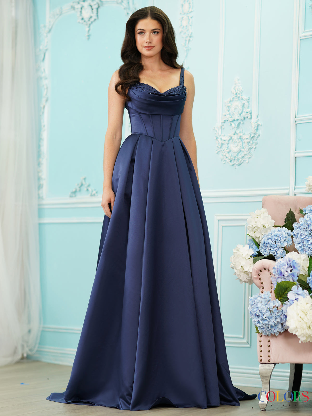 Colors Dress 4001 BLUEBERYY4255