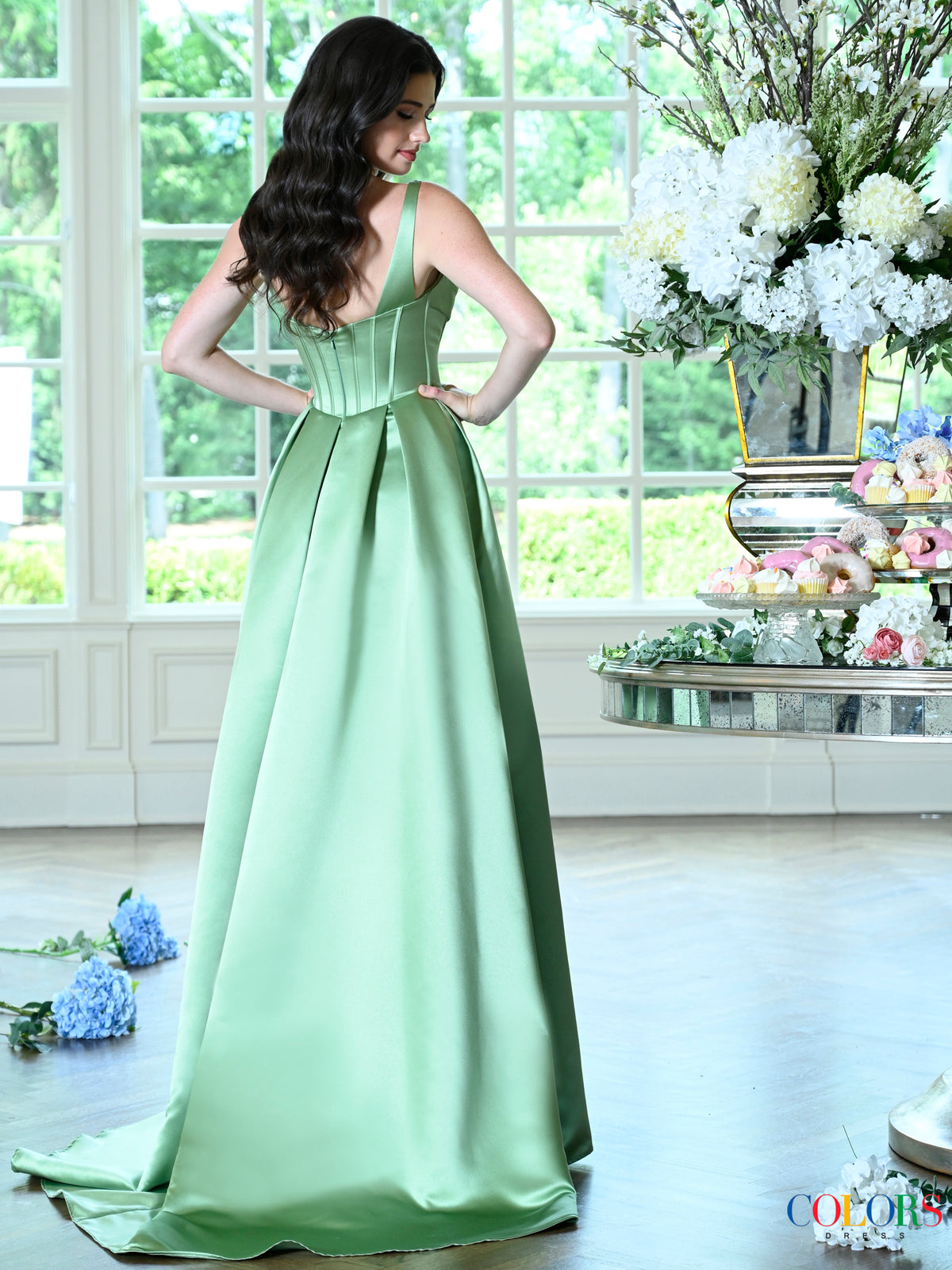 Colors Dress 4001 SAGE_295612