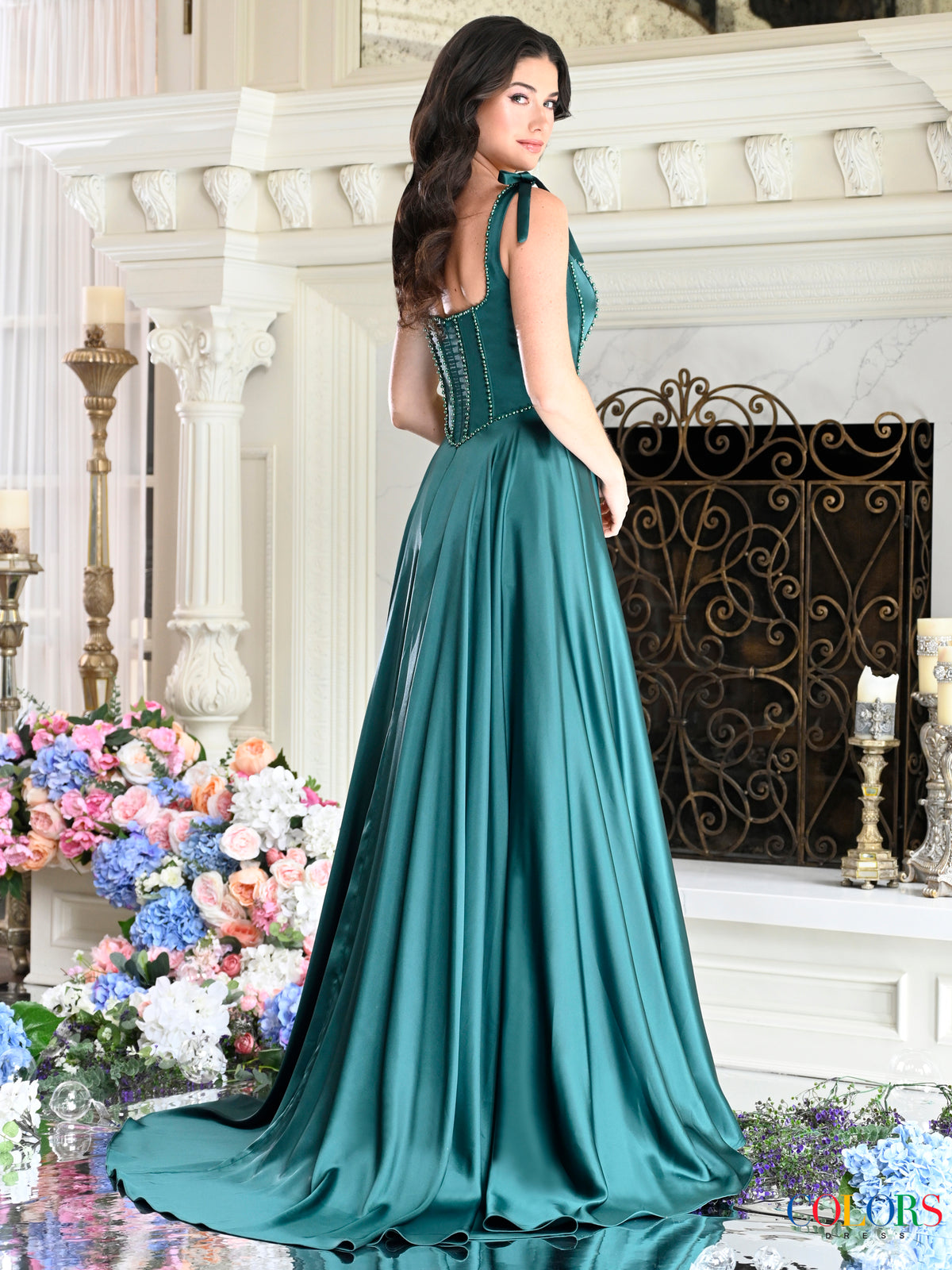 Colors Dress 4006 DEEP GREEN_292640