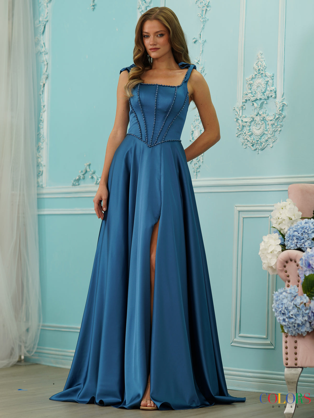 Colors Dress 4006 TEAL0980