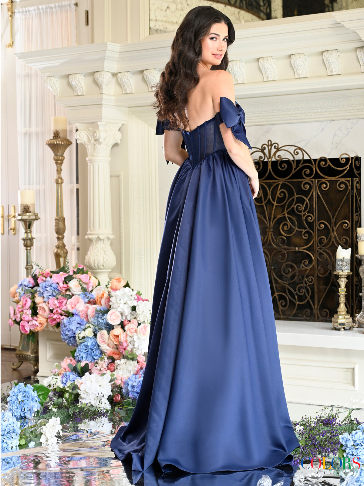 Colors Dress 4009 NAVY_292446