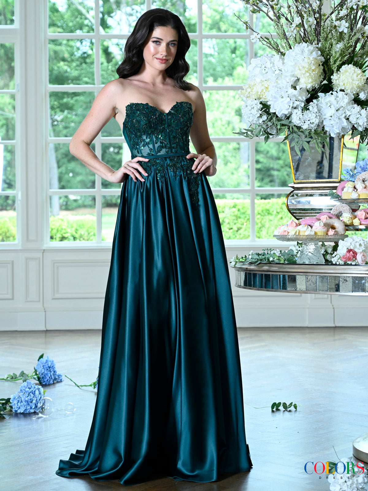 Colors Dress 4025 DEEP GREEN_295446