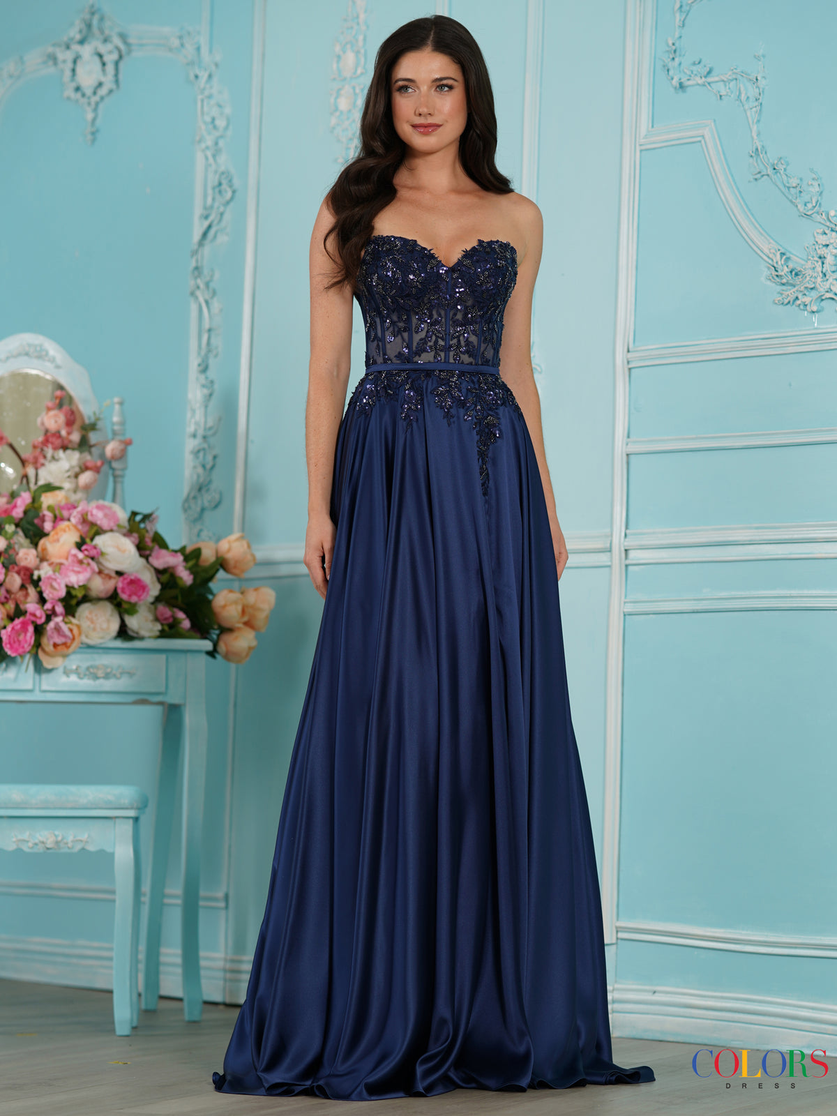 Colors Dress 4025 NAVY8348