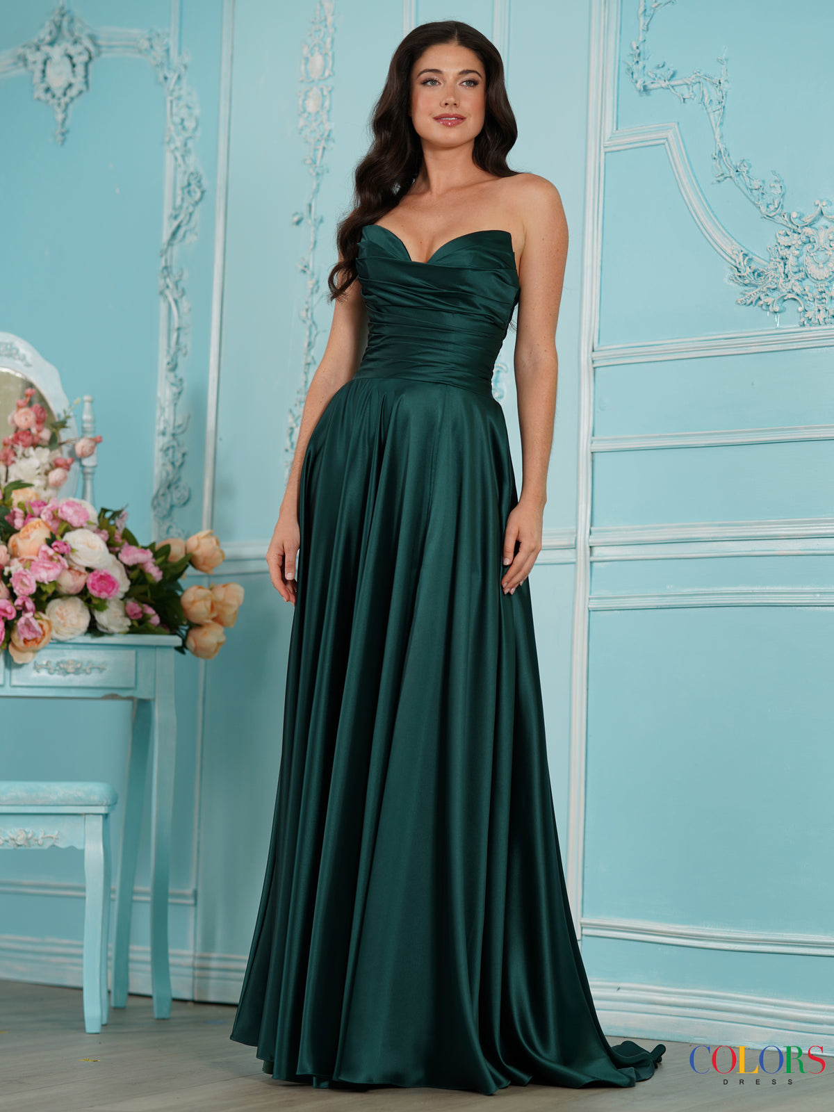 Colors Dress 4026 DEEP GREEN0448