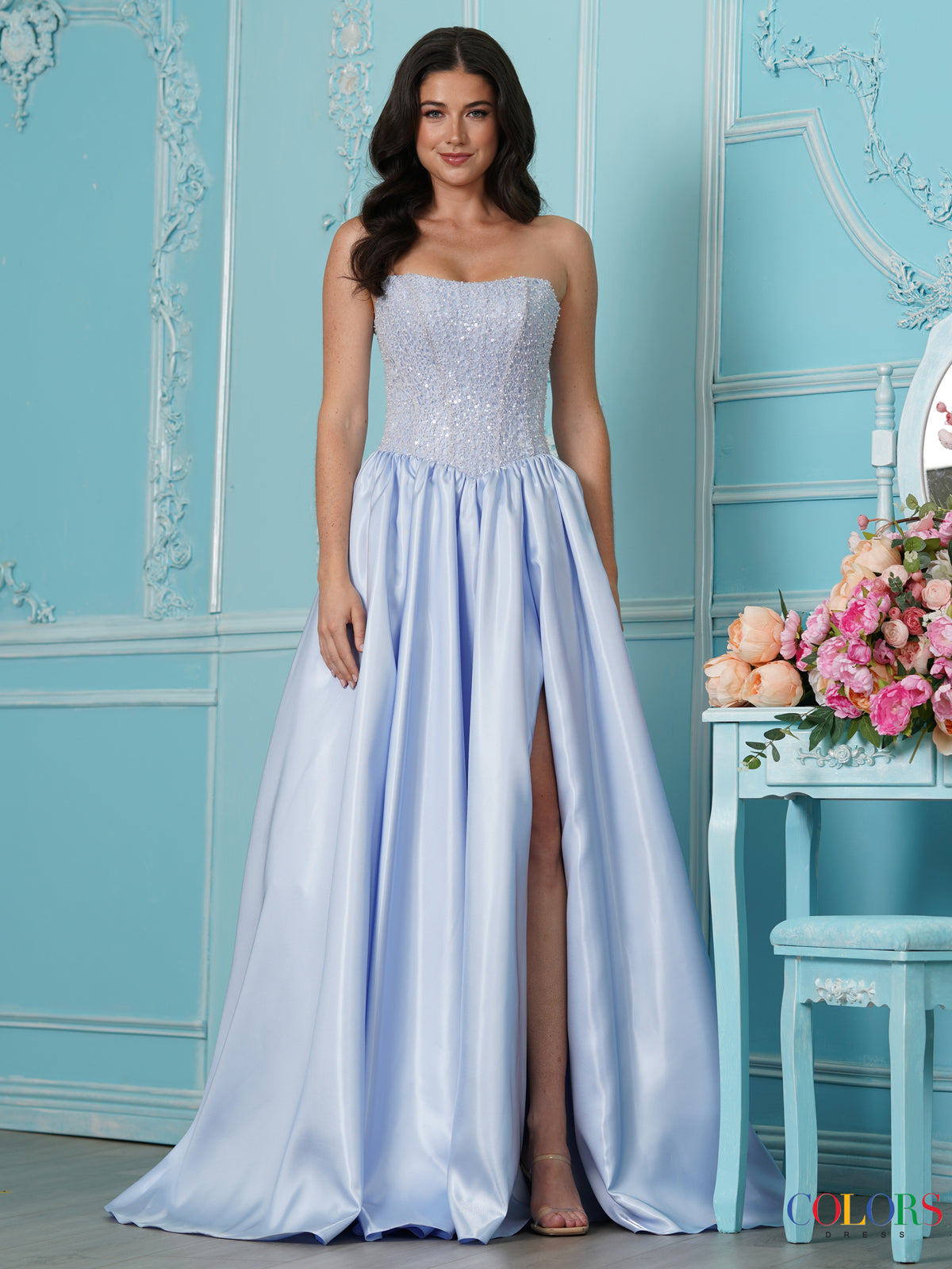 Colors Dress 4034 LIGHT BLUE5096