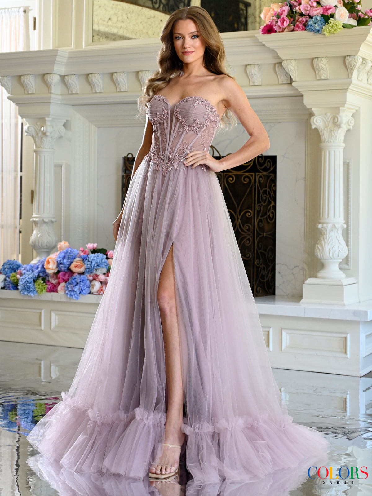 Colors Dress 4041 DUSTY ROSE_289999