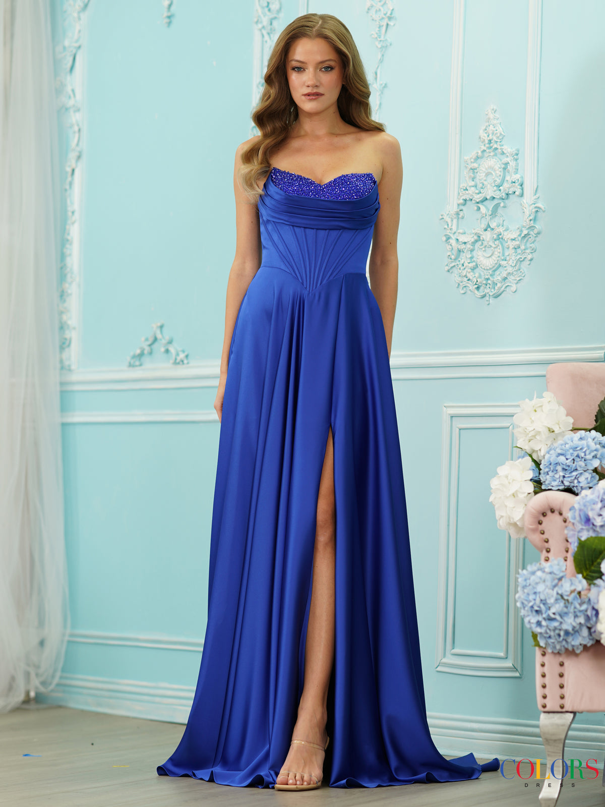 Colors Dress 4057 ROYAL5759
