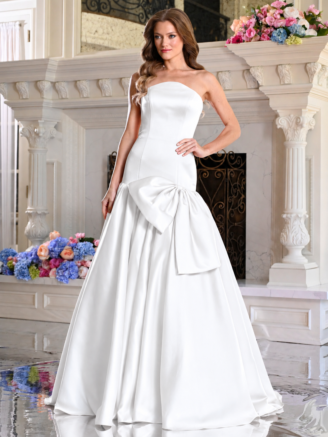 Colors Dress 4058 WHITE