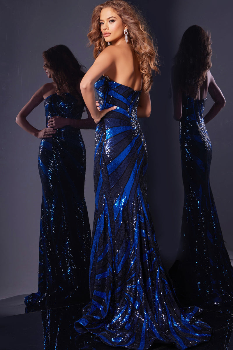Jovani 40765-navy