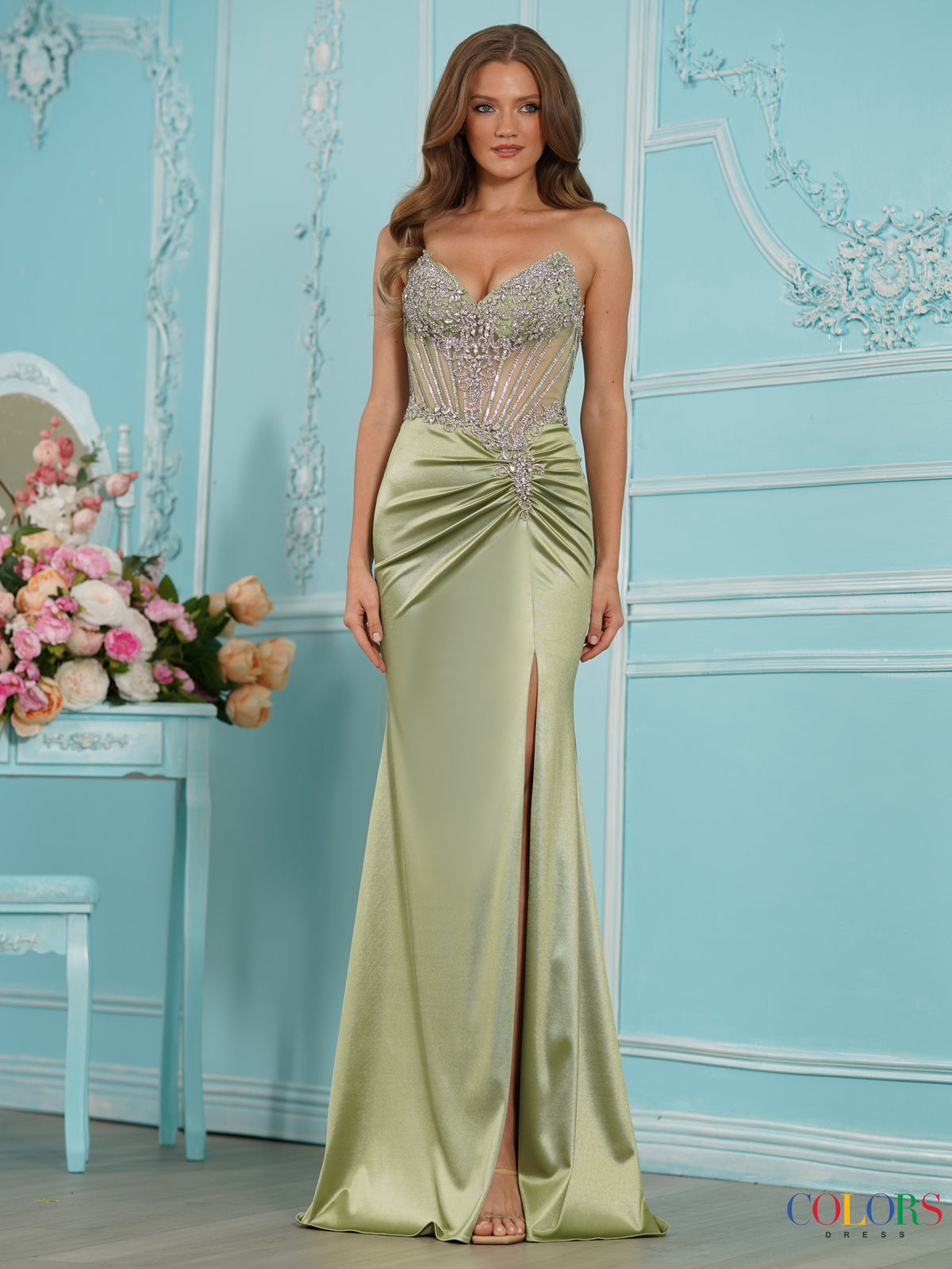 Colors Dress 4135 SAGE3086