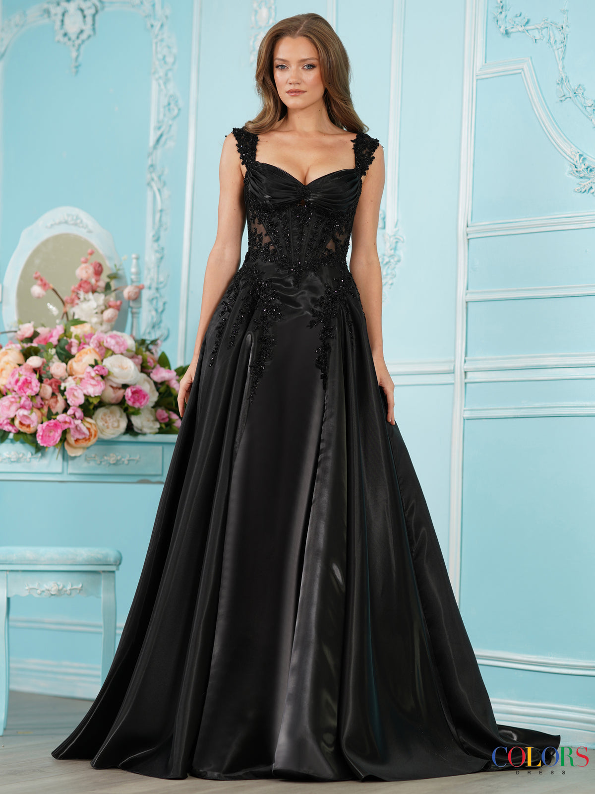 Colors Dress 4150 BLACK7862