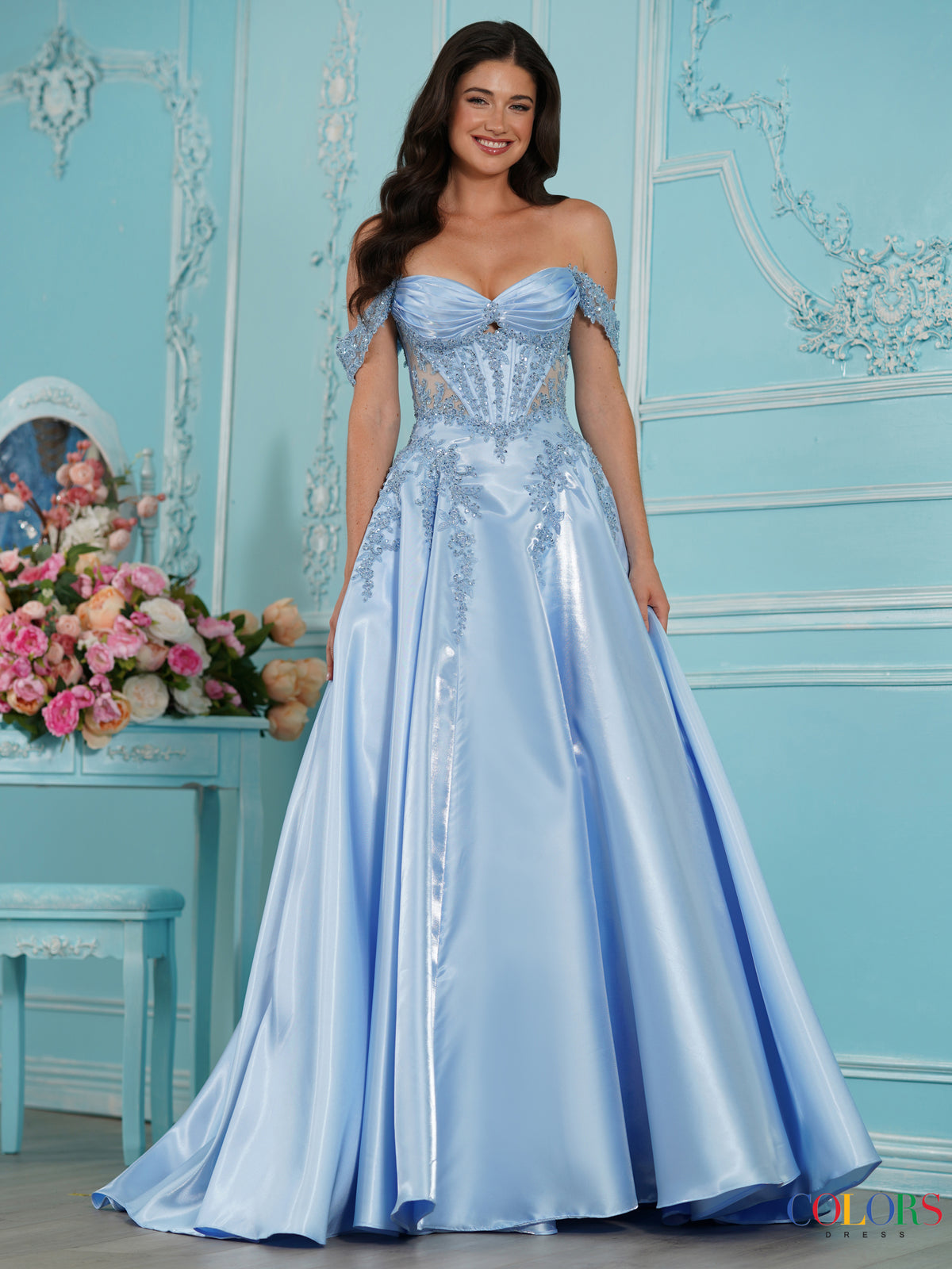 Colors Dress 4150 BLUE9410