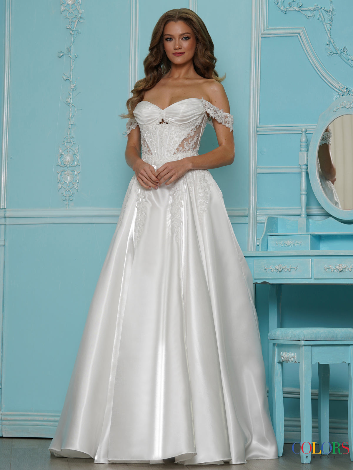 Colors Dress 4150 OFF WHITE1048