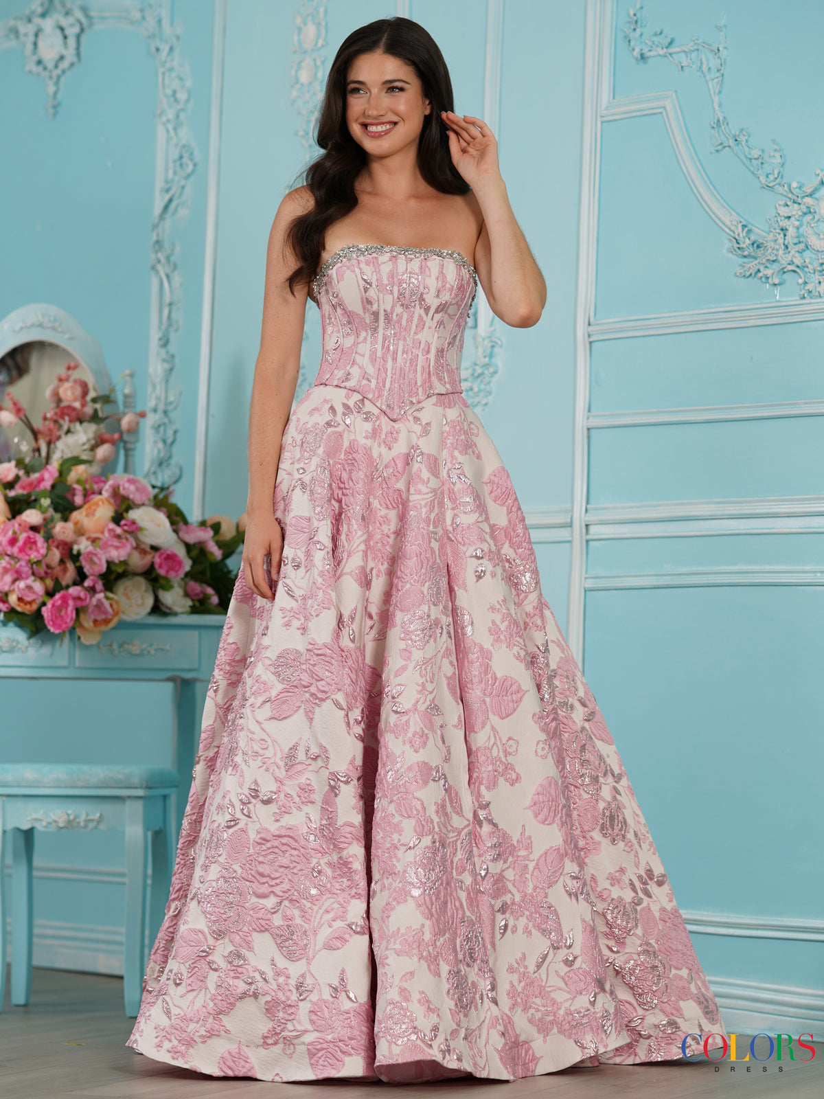 Colors Dress 4153 PINK3621