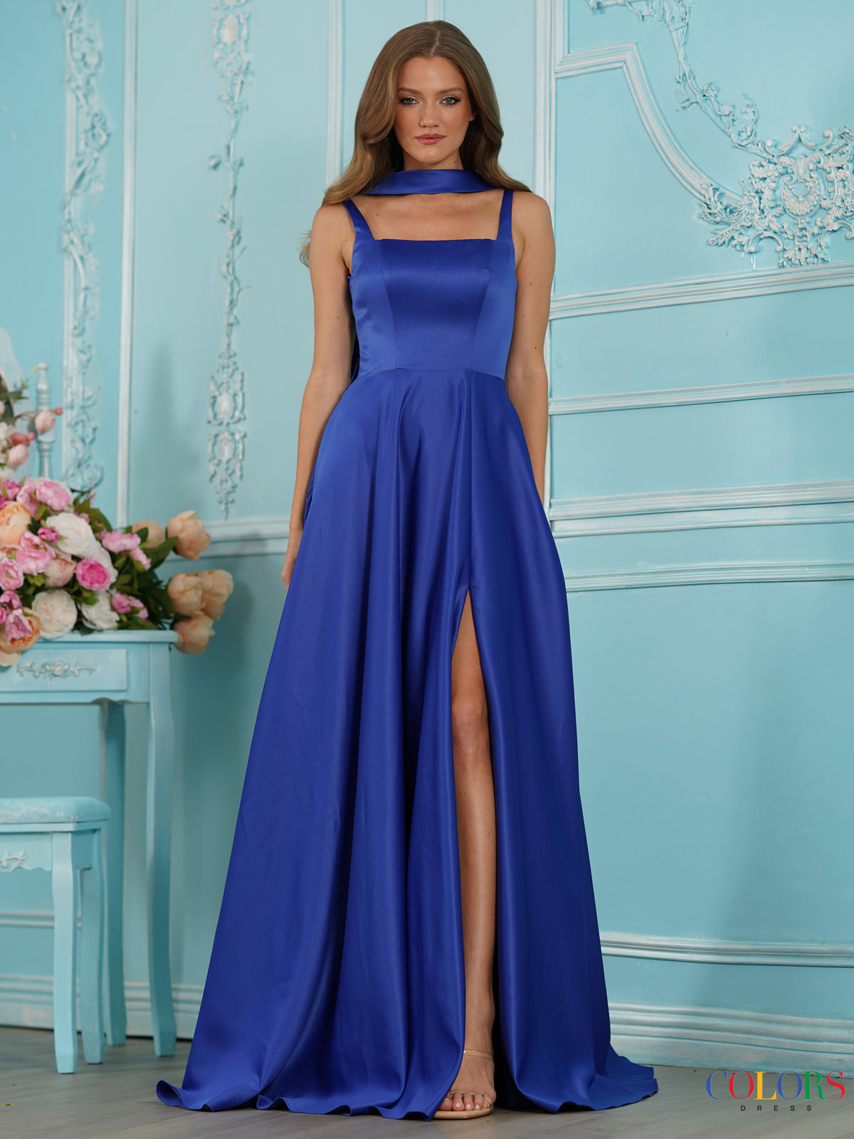 Colors Dress 4157 ROYAL6753