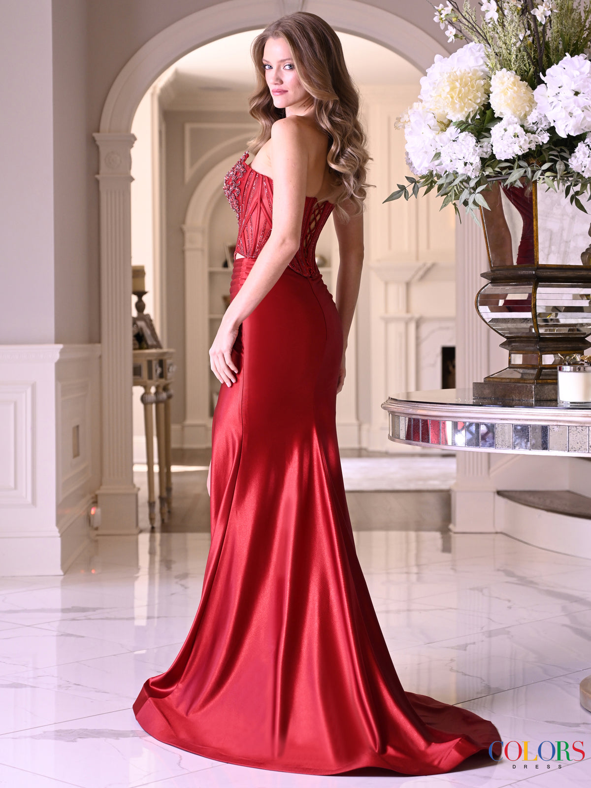 Colors Dress 4161 WINE_287946