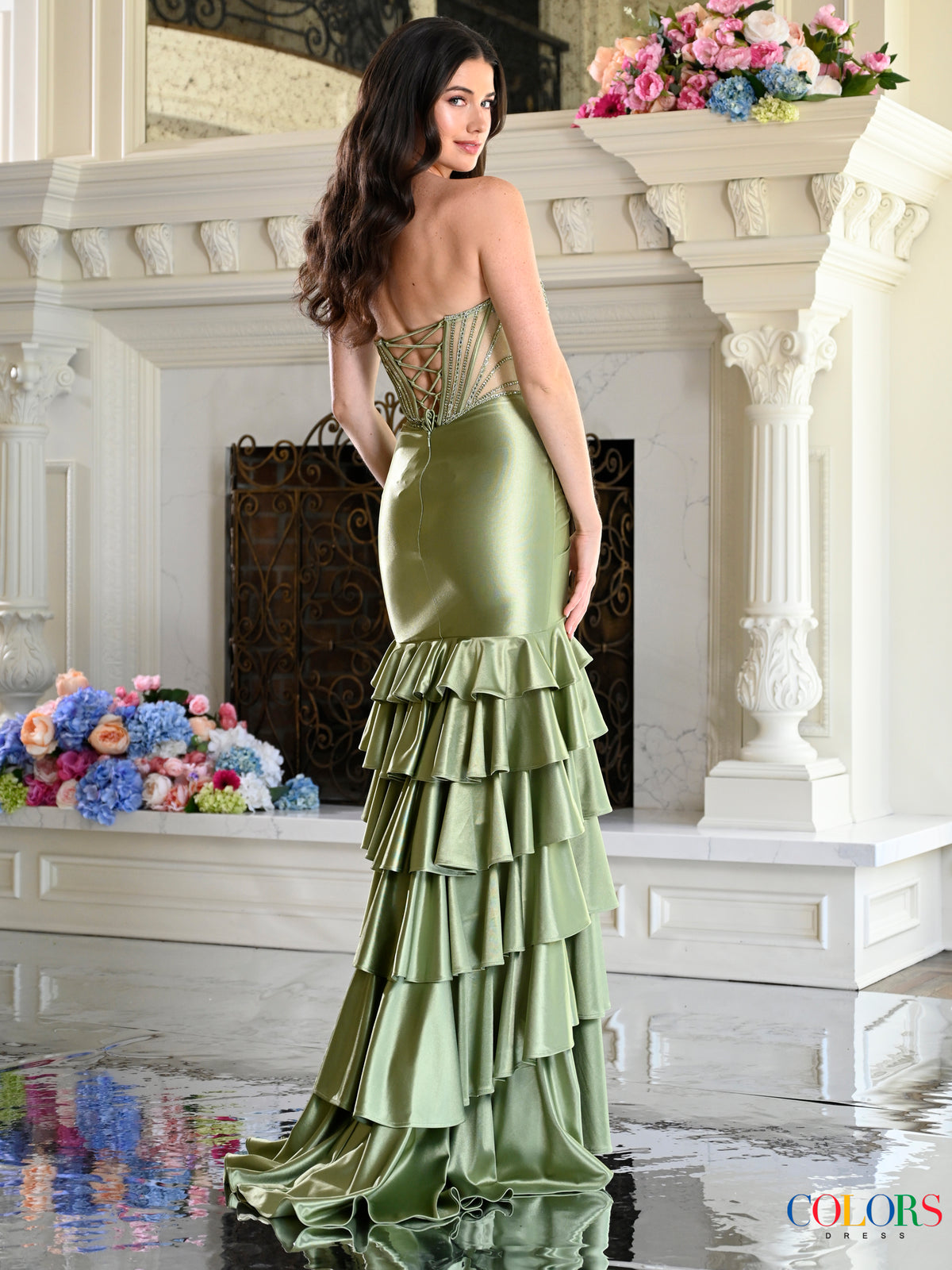 Colors Dress 4185 SAGE_291261