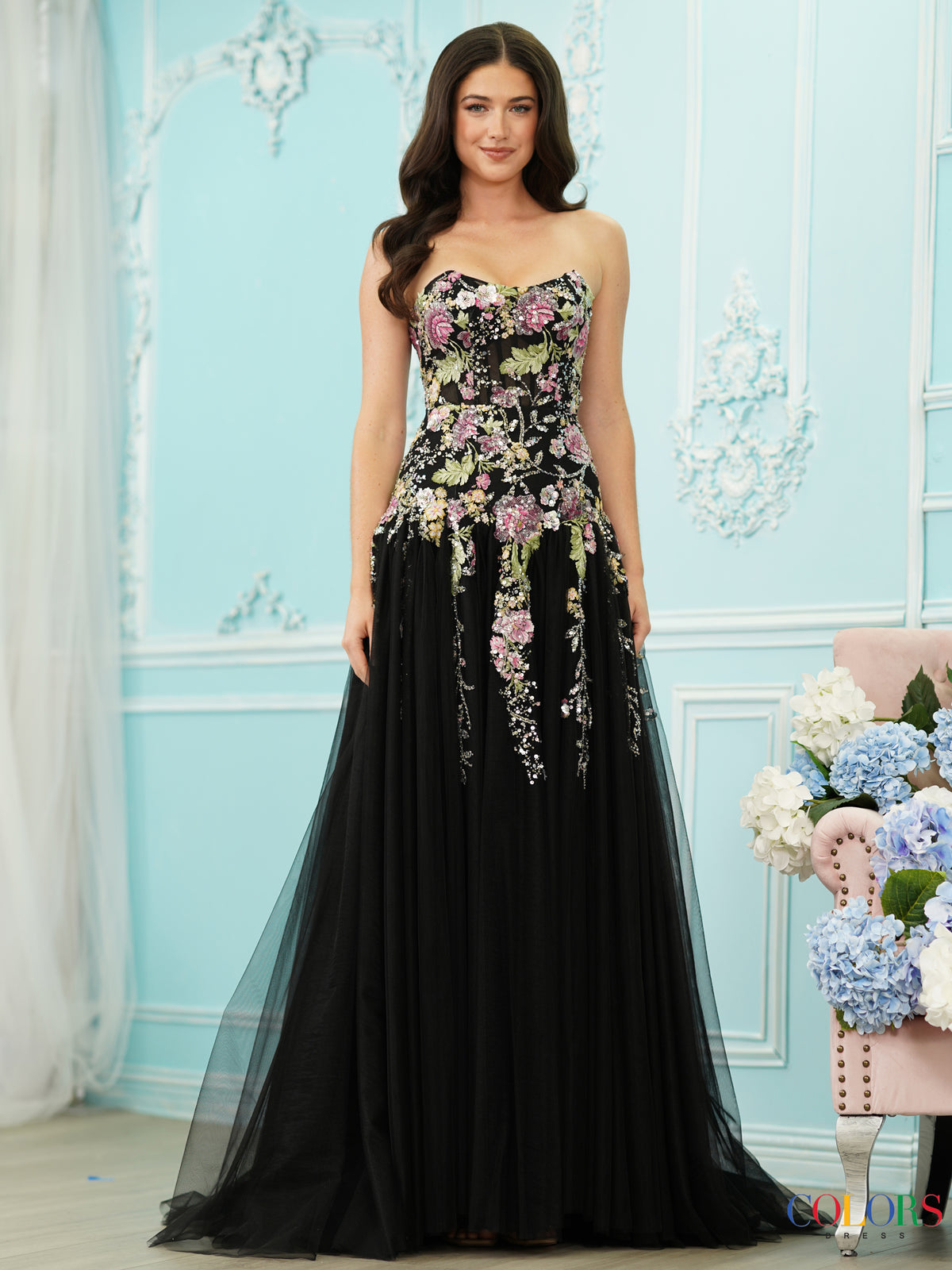 Colors Dress 4199 BLACK6960