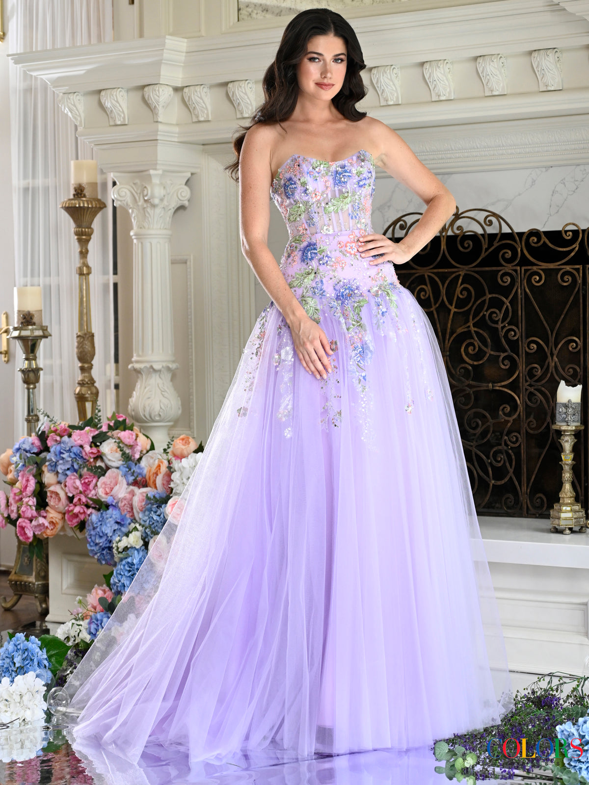 Colors Dress 4199 LAVENDER_292798