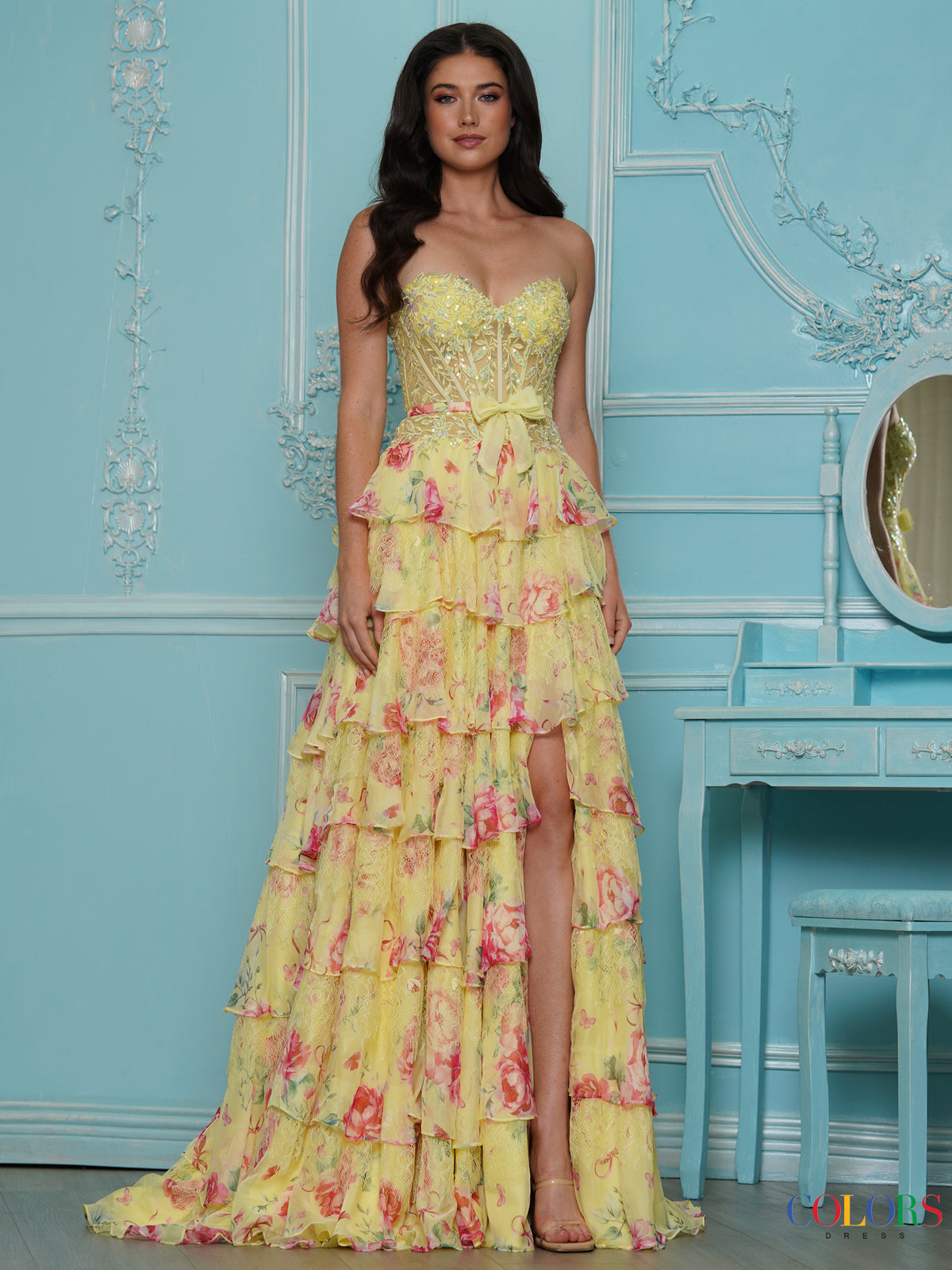 Colors Dress 4206 YELLOW3585