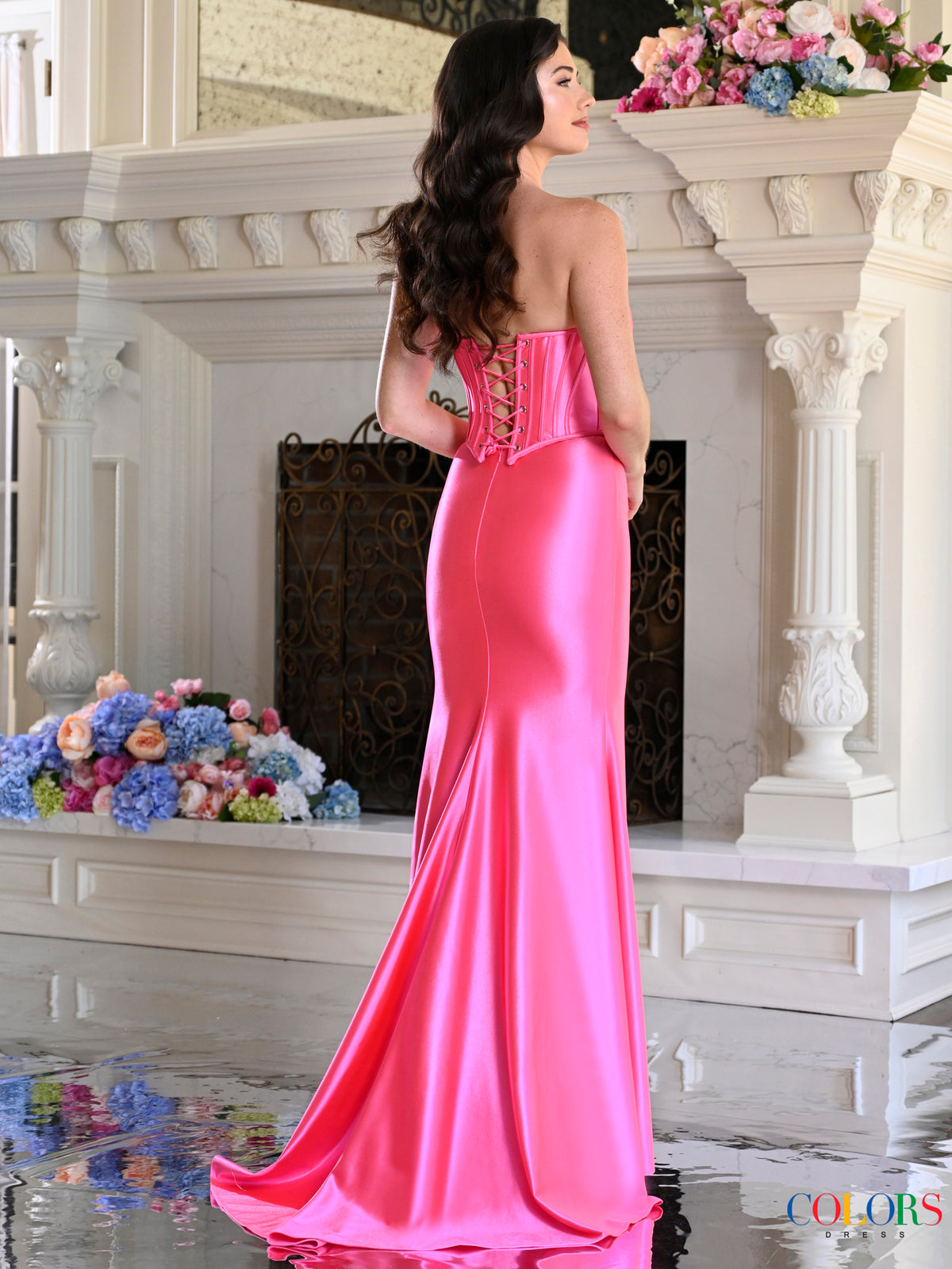 Colors Dress 4208 HOT PINK_290396