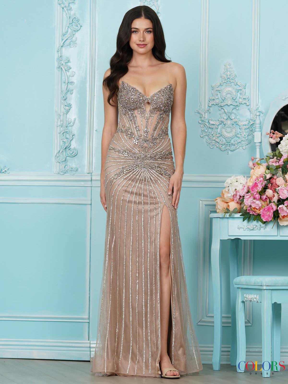 Colors Dress 4225 TAUPE4225