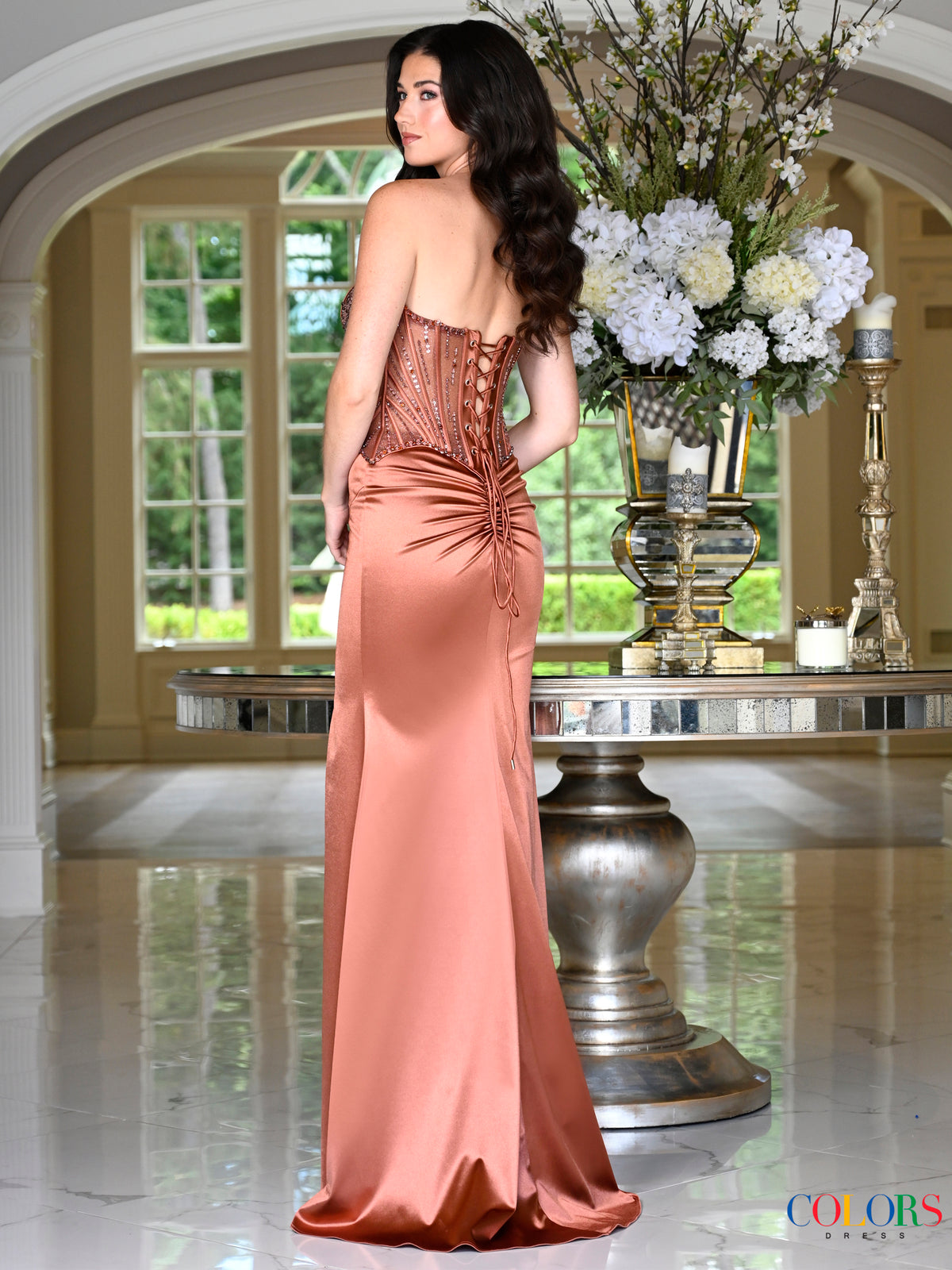 Colors Dress 4235 BROWN_287518