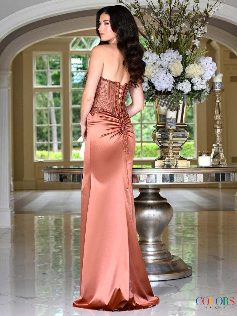 Colors Dress 4235 BROWN_287518