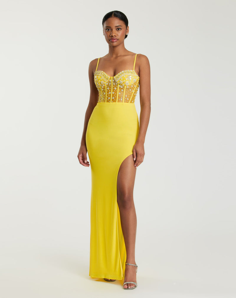 Mac Duggal 44029-Lemon-AB