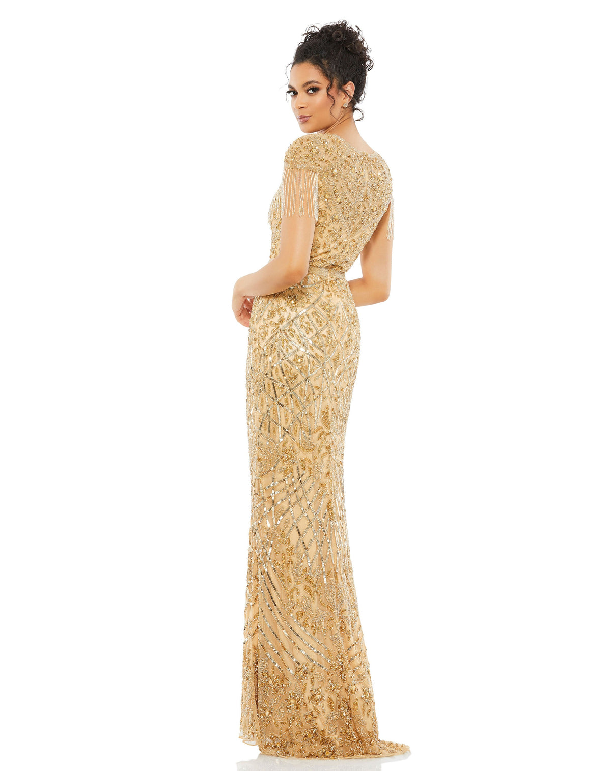 Mac Duggal 4715-LightGold-BK