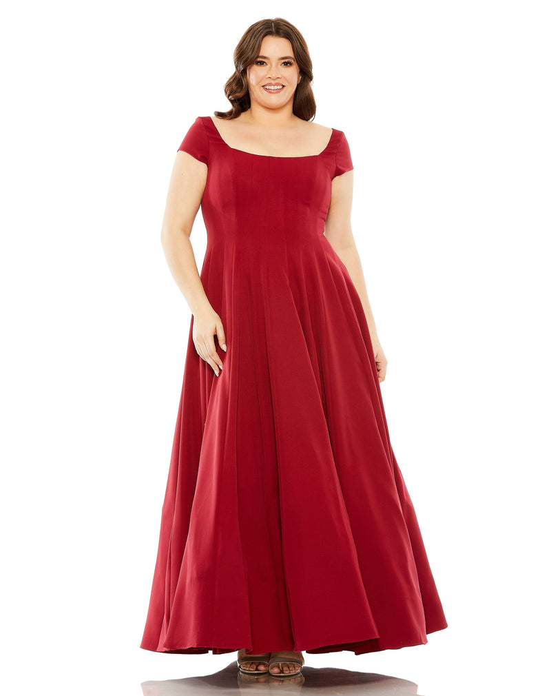 Mac Duggal 49783W-WIne-AB