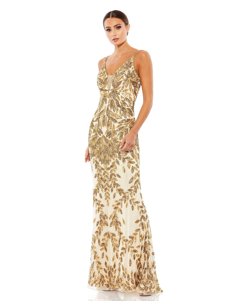 Mac Duggal 5107-NudeGold-AB